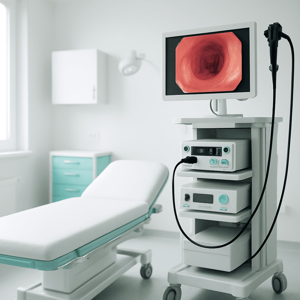 Sala de endoscopia moderna del Centro de Diagnóstico Endoscópico